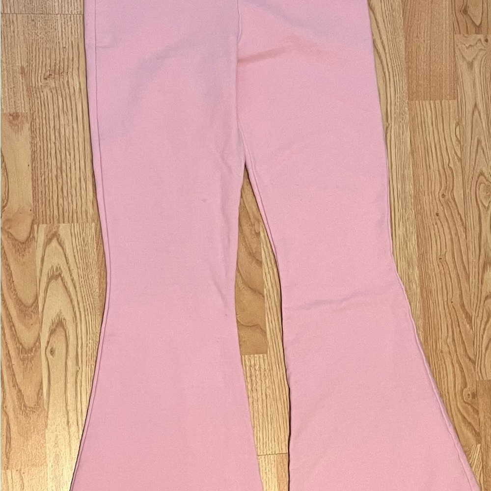 Edikted Pink Flared Leggings